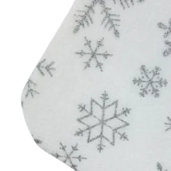 Northlight 19" White And Silver Snowflakes Christmas Stocking 9 Northlight 19" White And Silver Snowflakes Christmas Stocking -Holiday Decoration Store GUEST 2b760118 855b 401b ab4c 114ef97d0efa