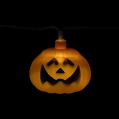 Northlight 10 Ct LED Pumpkin Halloween Warm White Light Set - 4' Clear Wire -Holiday Decoration Store GUEST 2e012d99 f45b 4a18 b4a3 d6bf69621f27