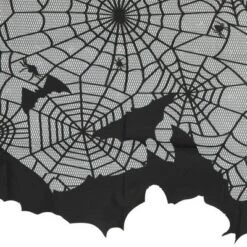 Northlight Spider Webs And Bats Halloween Valance Decoration - 5.25' -Holiday Decoration Store GUEST 2e245d6b b926 4092 8e63 3ae4ea289016