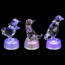 Northlight LED Lighted Color Changing Penguin Acrylic Christmas Decorations - 4" - Set Of 3 -Holiday Decoration Store GUEST 309bbbca 63f7 4cf8 ac44 e86e81847995