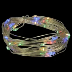 Northlight 50-Count Multicolor LED Micro Fairy Christmas Lights - 16ft, Copper Wire -Holiday Decoration Store GUEST 30ae04c1 493d 4fa2 b874 8b9ddcfb8eb6 1