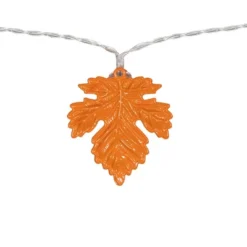 Northlight 10-Count Orange LED Fall Harvest Maple Leaf Fairy Lights, 5.5ft, Copper Wire 9 Northlight 10-Count Orange LED Fall Harvest Maple Leaf Fairy Lights, 5.5ft, Copper Wire -Holiday Decoration Store GUEST 3106308e 2c05 4026 b7d4 af83e9fec04b