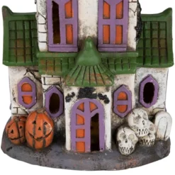 Northlight LED Lighted Haunted House With Skulls Halloween Decoration - 22.75" -Holiday Decoration Store GUEST 32b438d5 2d9c 4044 b2fa 3beac5fecb9a