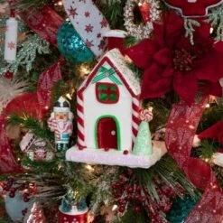 Northlight Peppermint Candy House Christmas Decoration - 11" 10 Northlight Peppermint Candy House Christmas Decoration - 11" -Holiday Decoration Store GUEST 3467f50b ec03 42ac 9191 dff6bde08708
