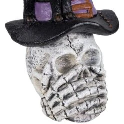 Northlight Skull In Witch Hat With Cat Halloween Decoration - 22.75" -Holiday Decoration Store GUEST 346dee41 3681 4f36 a40d 985ba53bdd7c