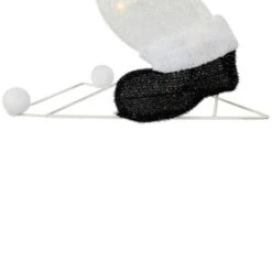 Northlight Lighted Snowman With Snowball Outdoor Christmas Decoration - 36.25" - Clear Lights -Holiday Decoration Store GUEST 348d4899 54fc 4deb b6e3 76d8051422db