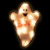 Northlight Lighted Holographic Boo Ghost Halloween Window Decoration - 12"