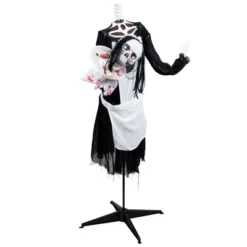 Northlight LED Lighted And Animated Skeleton Maid Head-in-Hand Halloween Figure - 57" 13 Northlight LED Lighted And Animated Skeleton Maid Head-in-Hand Halloween Figure - 57" -Holiday Decoration Store GUEST 35f4dc07 585f 428f bdc1 c87a39ce2e42