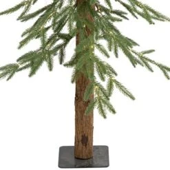 Northlight Pre-Lit Medium Alpine Artificial Christmas Tree - 4' - Clear LED Lights 13 Northlight Pre-Lit Medium Alpine Artificial Christmas Tree - 4' - Clear LED Lights -Holiday Decoration Store GUEST 36be60c5 d461 4dff b597 8863599343ec