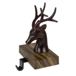 Northlight 7.5" Brown Marbled Buck Deer Head Christmas Stocking Holder -Holiday Decoration Store GUEST 36e856e4 8381 45b2 a435 f0c4089805e6