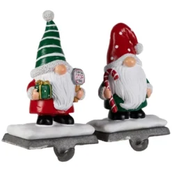 Northlight Santa Gnomes Christmas Stocking Holders - 6.25" - Set Of 2 7 Northlight Santa Gnomes Christmas Stocking Holders - 6.25" - Set Of 2 -Holiday Decoration Store GUEST 37d60b73 8aa2 4203 ae68 5516d8319828