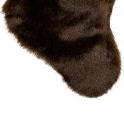Northlight Mink Faux Fur Christmas Stocking With Pom Poms - 20.5" - Brown 7 Northlight Mink Faux Fur Christmas Stocking With Pom Poms - 20.5" - Brown -Holiday Decoration Store GUEST 3b9099b3 cc7c 44e5 b54d ab3f9fe96093
