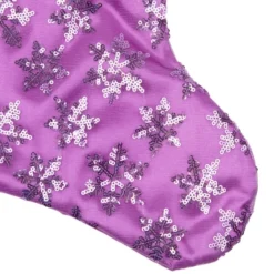 Northlight 19" Purple Sequin Snowflake Christmas Stocking With White Faux Fur Cuff 8 Northlight 19" Purple Sequin Snowflake Christmas Stocking With White Faux Fur Cuff -Holiday Decoration Store GUEST 3c2890e8 2161 47e8 8ae9 67b48b928670