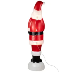 Northlight Lighted Blow Mold Santa Claus Outdoor Christmas Decoration - 59" -Holiday Decoration Store GUEST 3dbed2c4 04fb 4057 9afb 5c21155e0e8c