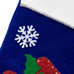 Northlight 20" Royal Blue Embroidered Velveteen Snowman Christmas Stocking With White Cuff -Holiday Decoration Store GUEST 3e0f2299 eca3 4627 91db a22469aad012