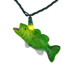 Northlight Bass And Bobber Patio Light Set - 6' Green Wire - 10ct -Holiday Decoration Store GUEST 3e130fa1 1c56 45be 9675 6446f32d248a