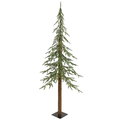 Northlight Pre-Lit Medium Alpine Artificial Christmas Tree - 6' - Clear LED Lights 4 Northlight Pre-Lit Medium Alpine Artificial Christmas Tree - 6' - Clear LED Lights - Image 4