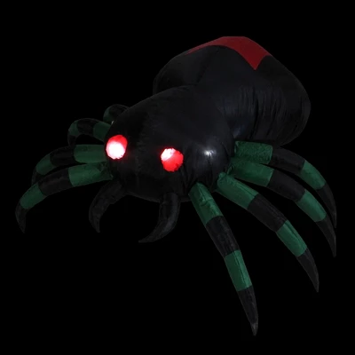 Northlight LED Lighted Spider Inflatable Outdoor Halloween Decoration - 3.5' - Black 1 Northlight LED Lighted Spider Inflatable Outdoor Halloween Decoration - 3.5' - Black