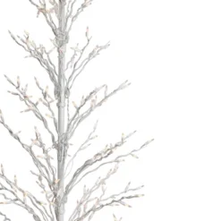 Northlight 6' Prelit Artificial Christmas Tree White Lighted Cascade Twig Outdoor Decoration - Clear Lights -Holiday Decoration Store GUEST 3fdad5c3 af06 4294 9284 9f3f48682608