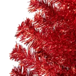 Northlight Artificial Tinsel Christmas Tree - 4' - Red - Unlit -Holiday Decoration Store GUEST 420698bf 5b84 4099 ad72 dacc5cc10c10 1