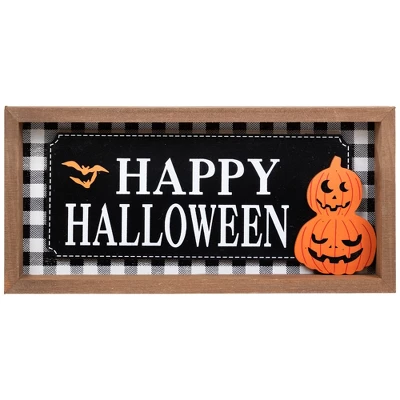 Northlight Happy Halloween Wooden Shadow Box Tabletop Sign - Set Of 2 5 Northlight Happy Halloween Wooden Shadow Box Tabletop Sign - Set Of 2 - Image 5