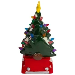 Northlight LED Lighted Vintage Truck With Tree Christmas Decoration - 8" - Red -Holiday Decoration Store GUEST 42a146dd 93ed 4b5e ad17 f64e442d8fd6