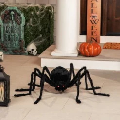 Northlight LED Lighted Spider With Flashing Eyes Halloween Decoration - 48"