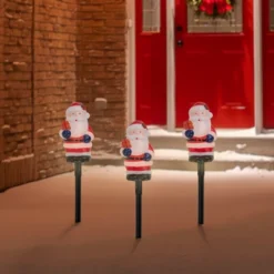 Northlight Lighted Santa Claus Christmas Pathway Markers - 16" - Set Of 4 -Holiday Decoration Store GUEST 438b9215 304d 449c 820d c88ed65ec501