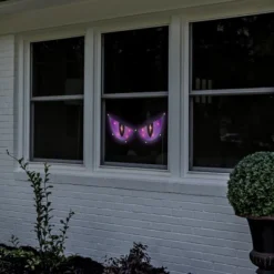 Northlight Lighted Eyes Halloween Window Decoration - 20" - Purple -Holiday Decoration Store GUEST 43a950bd 614a 4a59 868b 102a098f9f00