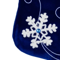 Northlight 20.5-Inch Royal Blue Velvet And White Snowflake Christmas Stocking -Holiday Decoration Store GUEST 43e6e45f bf5b 4f37 b65e b688d553c371