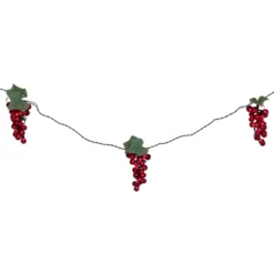 Northlight Grape Cluster Outdoor Patio String Light Set - Red - 6' Green Wire - 5ct -Holiday Decoration Store GUEST 44684f4d f32d 49e1 b8c4 0b43065cd56c