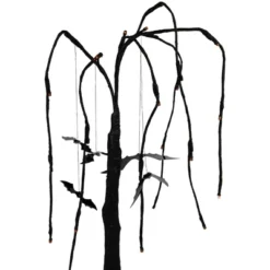 Northlight Pre-Lit Glittered Halloween Willow Tree With Bats - 24" - LED Orange Lights -Holiday Decoration Store GUEST 462f58ba 9eef 4618 8633 6b38be462d3f