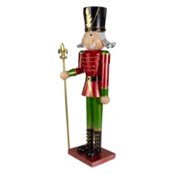 Northlight 23.75" Red And Green Metal Nutcracker Soldier Christmas Decoration -Holiday Decoration Store GUEST 48038ab8 c06f 468a 91ad ccc8fbc08a84