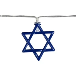 Northlight 10ct Star Of David Lights - White LED - 5' - Clear Wire -Holiday Decoration Store GUEST 49089cbf 2e05 414a bb78 034defdba1e3
