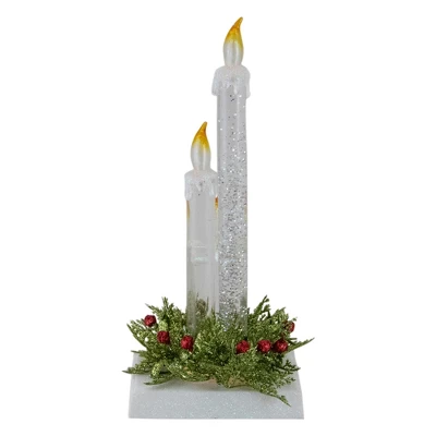 Northlight 9" Battery Operated LED Lighted Candle Christmas Stocking Holder 3 Northlight 9" Battery Operated LED Lighted Candle Christmas Stocking Holder - Image 3