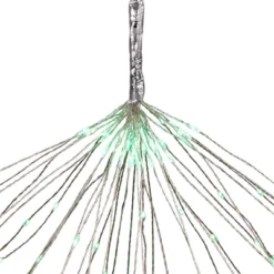 Northlight 20" LED Lighted Firework Silver Branch Christmas Decoration - Green Lights -Holiday Decoration Store GUEST 4be35617 7fe5 4487 ae46 7fb66a9e0d0f