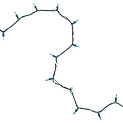 Northlight LED Mini Christmas Lights - Blue - 33' Green Wire - 100ct -Holiday Decoration Store GUEST 4ce34452 d8d3 4c55 9bef a23f089428c9
