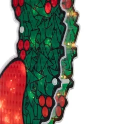 Northlight Lighted Holographic Christmas Wreath Window Silhouette Decoration - 15" -Holiday Decoration Store GUEST 4d1e52bd 0efc 4a7d b316 affef88162aa