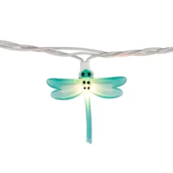 Northlight Dragonfly Patio Lights - 7.25' White Wire - 10ct -Holiday Decoration Store GUEST 4dae472e 44f7 447a b00c bd518ab7cf1a
