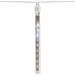Northlight LED Dripping Icicle Christmas Tube Lights - White - 14.25' Clear Wire - 10ct -Holiday Decoration Store GUEST 4e47bb27 057e 42e0 807e cc903a865561