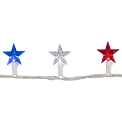 Northlight LED Patriotic Stars String Light Set - 7.25ft - White Wire - 10ct -Holiday Decoration Store GUEST 4ebdafab 8846 4d35 b623 c3daa286d147