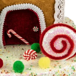 Northlight Gingerbread Glitter Candy House Christmas Decoration - 13" -Holiday Decoration Store GUEST 51144ee7 48f8 4314 8c7a 1ce59b99bbea