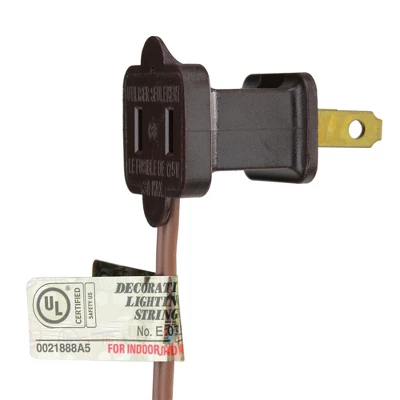 Northlight Mini Incandescent Christmas Lights - Clear - 4' Brown Wire - 20ct 6 Northlight Mini Incandescent Christmas Lights - Clear - 4' Brown Wire - 20ct - Image 6