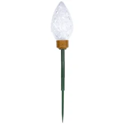 Northlight LED Lighted C9 Style Christmas Pathway Lawn Stakes - 8'- Clear - 5ct -Holiday Decoration Store GUEST 55842b4e 86c2 47e9 bd7f 761f8eed8d7f