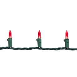Northlight LED Mini Christmas Lights - Red - 33' Green Wire - 100ct -Holiday Decoration Store GUEST 559d0bac 83e6 4761 bdc4 6eb7132235ec 1