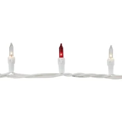 Northlight Mini Incandescent Christmas Lights - Red And Clear - 7' White Wire - 35ct 10 Northlight Mini Incandescent Christmas Lights - Red And Clear - 7' White Wire - 35ct -Holiday Decoration Store GUEST 57162642 fd19 40c1 b061 787315fdb971