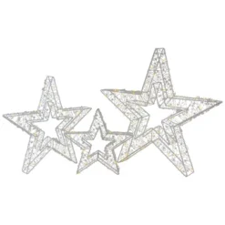 Northlight LED Lighted Multi-Function Outdoor Christmas Stars - 23" - Multicolor - Set Of 3 -Holiday Decoration Store GUEST 5886690d aec3 425d bb92 768870d8e595