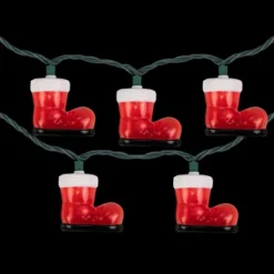 Northlight Santa's Boots Christmas Light Set - Clear - 7.5' Green Wire - 10ct -Holiday Decoration Store GUEST 5888987b eb70 437b a42d 11c3fe1ecefb