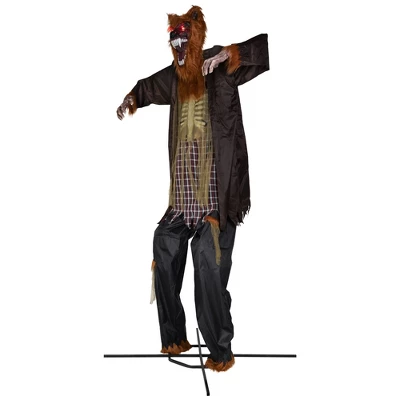 Northlight Huge Lighted And Animated Talking Werewolf Commercial Outdoor Halloween Decoration - 12' 3 Northlight Huge Lighted And Animated Talking Werewolf Commercial Outdoor Halloween Decoration - 12' - Image 3