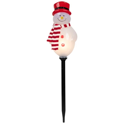 Northlight Lighted Snowmen Christmas Outdoor Pathway Markers - 16" - Set Of 3 5 Northlight Lighted Snowmen Christmas Outdoor Pathway Markers - 16" - Set Of 3 - Image 5